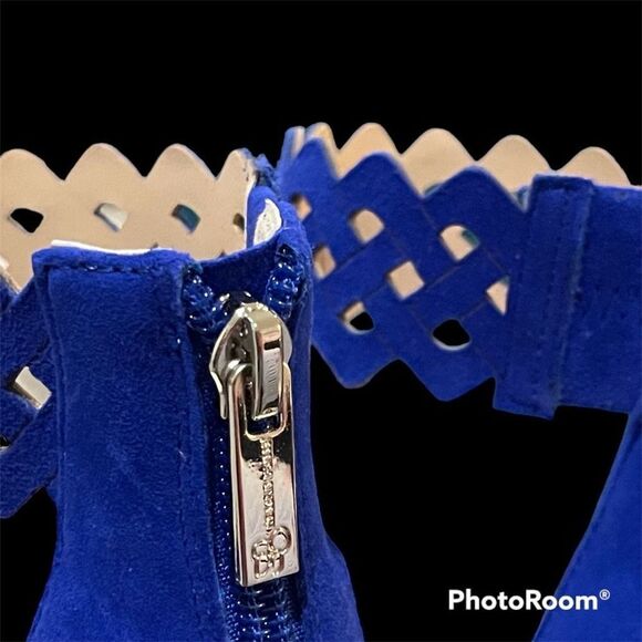 Jessica Simpson Sandals with Heels- Royal Blue- New! - Picture 4 of 14